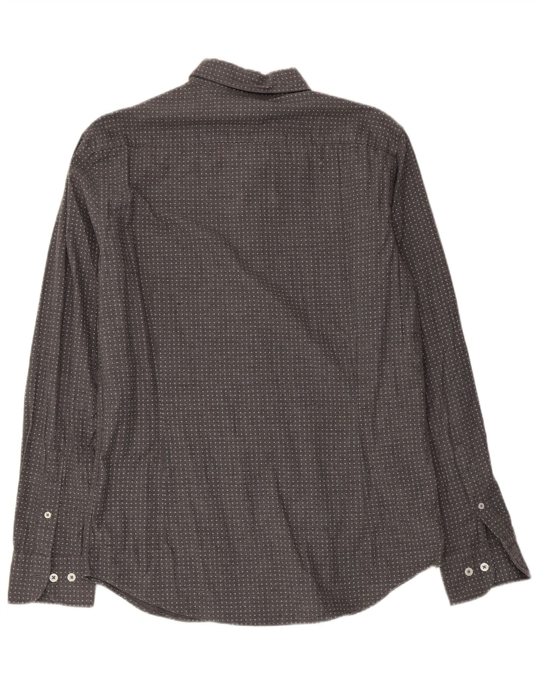 Massimo Dutti Herreskjorte Medium Grå Geometrisk Bomuld