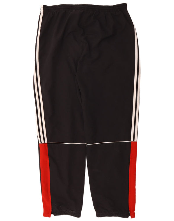 Adidas Mens Tracksuit Trousers Joggers UK 46/48 XL Black Colourblock