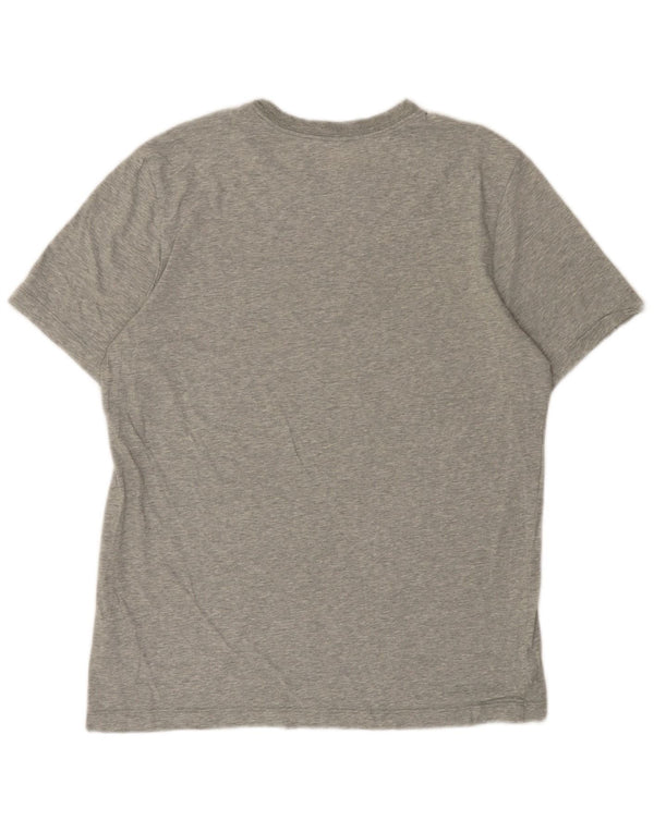 Nike herre Stanford grafisk T-shirt top mellemgrå bomuld