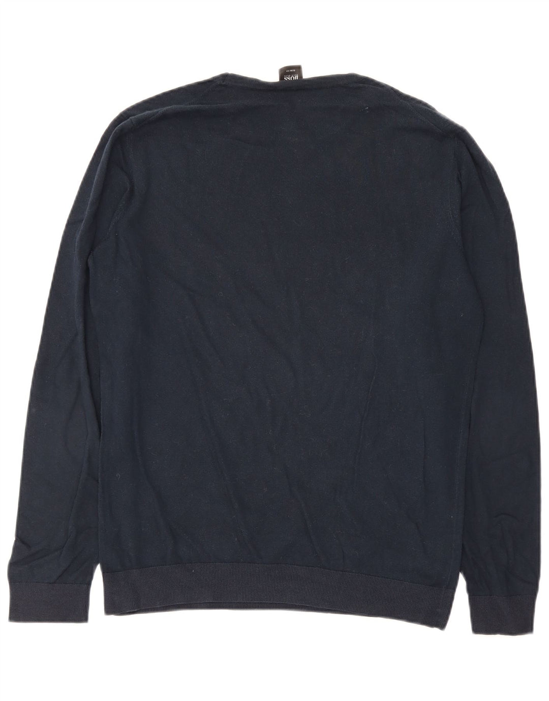 Hugo Boss Herre Crew Neck Jumper Sweater Large Navy Blue