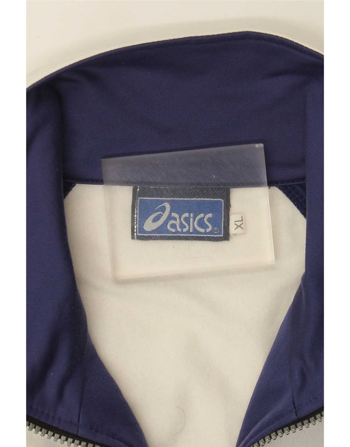 Asics Herre grafisk træningsdragt Topjakke XL Hvid Colourblock