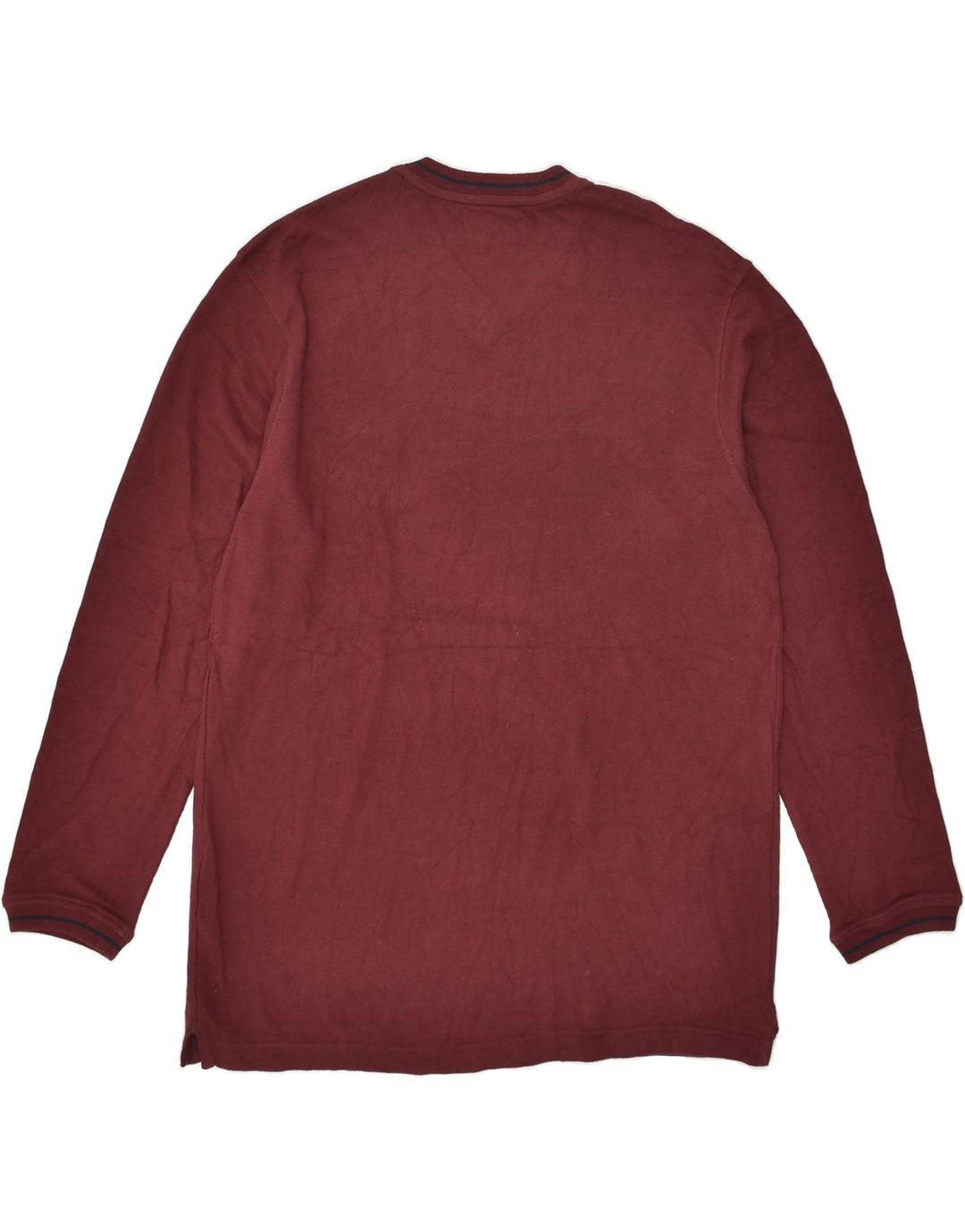 CHAPS Mens Sweatshirt Jumper Medium Burgundy Cotton | Vintage Chaps | Thrift | Second-Hand Chaps | Used Clothing | Messina Hembry 