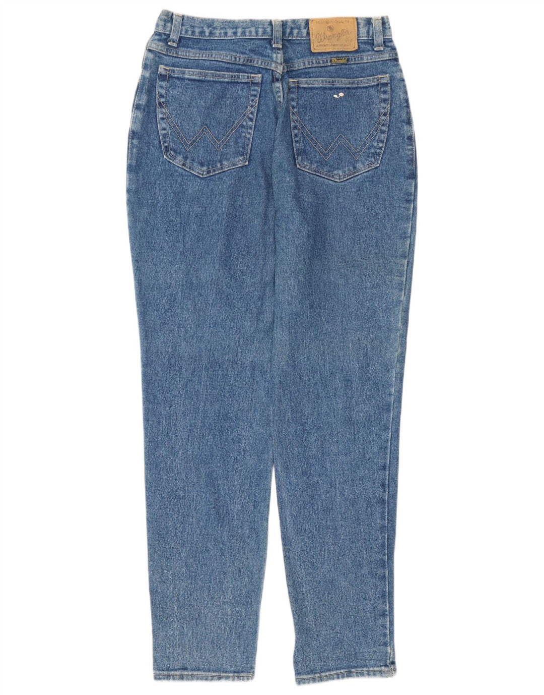 Wrangler Dame Slim Jeans W32 L30 Blå Bomuld