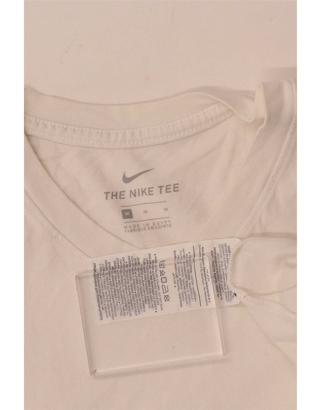 Nike T-shirt top mellem mænd, hvid bomuld