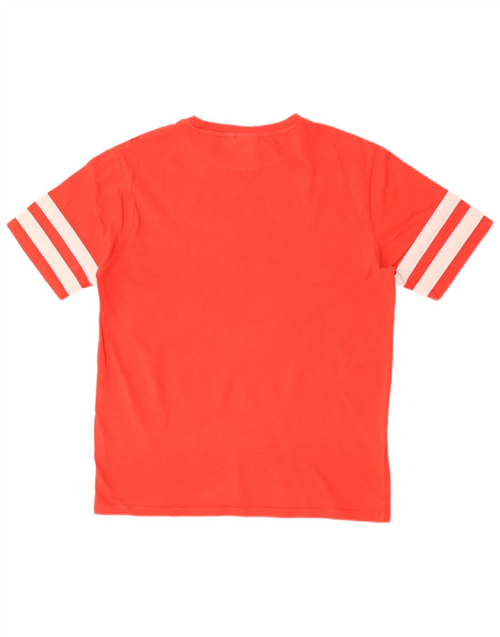 Ellesse Herre Grafisk T-Shirt Top Lille Rød Bomuld