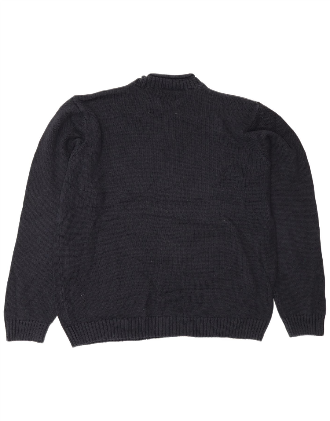 Marks & Spencer Herre Blue Harbor Turtle Neck Jumper Sweater 2XL Navy Blue