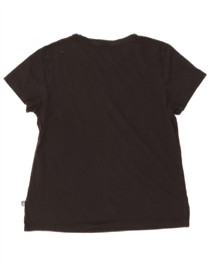 Puma Grafisk T-Shirt Top UK 14 Medium Sort