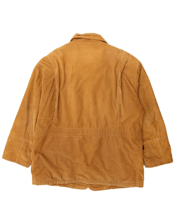 Fay Herre Corduroy Windbreaker Jacket UK 38 Medium Beige Bomuld