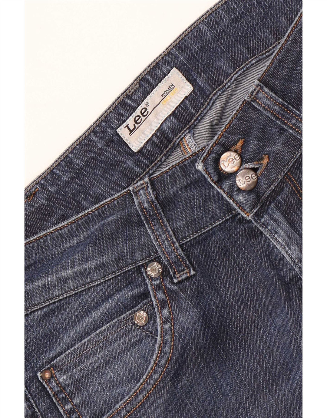 Lee Dame Bootcut Jeans W28 L31 Marineblå