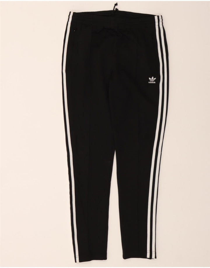ADIDAS Womens Tracksuit Trousers UK 10 Small Black Polyester Vintage Adidas and Second-Hand Adidas from Messina Hembry 