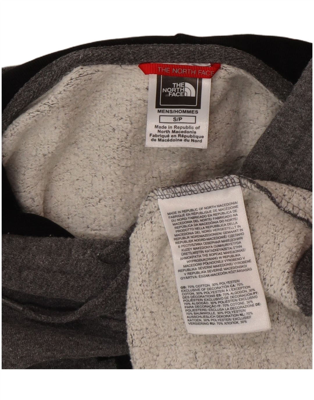The North Face Herre grafisk hættetrøje lille grå bomuld