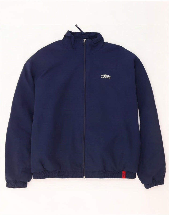 Umbro Herre træningsdragt Top Jakke Stor Marineblå Colourblock Polyester