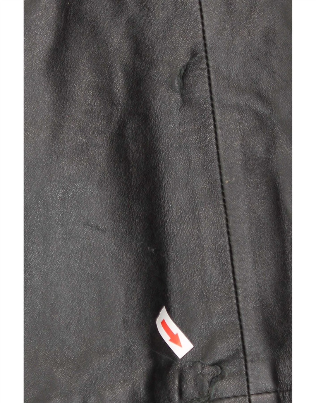 Vintage herre læderjakke IT 48 Medium Sort