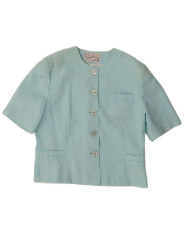 VIVIENNE LAURENCE Dame 5-knaps blazerjakke UK 12 Medium Blue