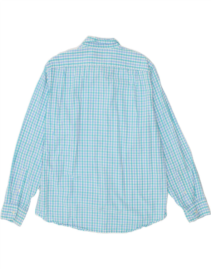 J. CREW Mens Shirt XL Blue Gingham Cotton Vintage J. Crew and Second-Hand J. Crew from Messina Hembry 