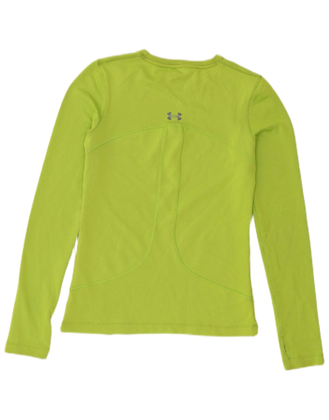 Under Armour Womens Cold Gear Top Langærmet UK 12 Medium Green Polyester