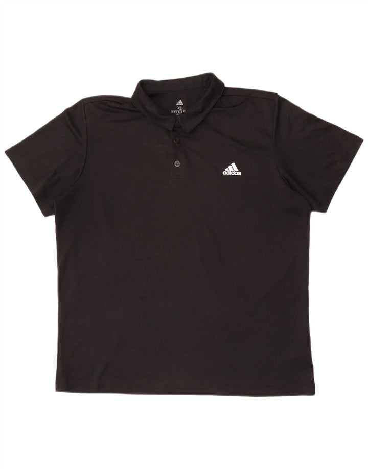 Adidas Aeroready Polo Shirt til mænd XL Sort Polyester