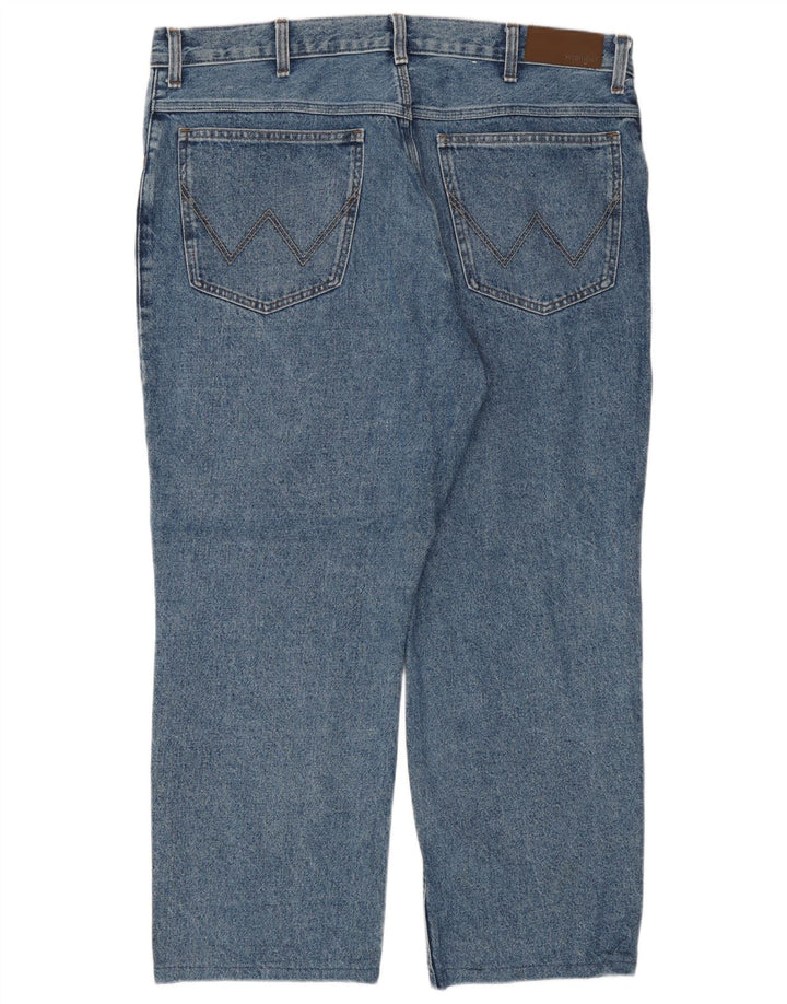 Wrangler Straight Jeans til mænd W40 L27 blå bomuld