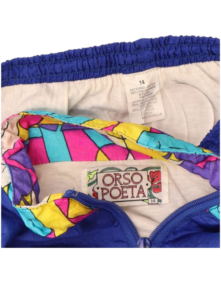 ORSO POETA Drenge hel træningsdragt 13-14 år Blå Colourblock Polyamid