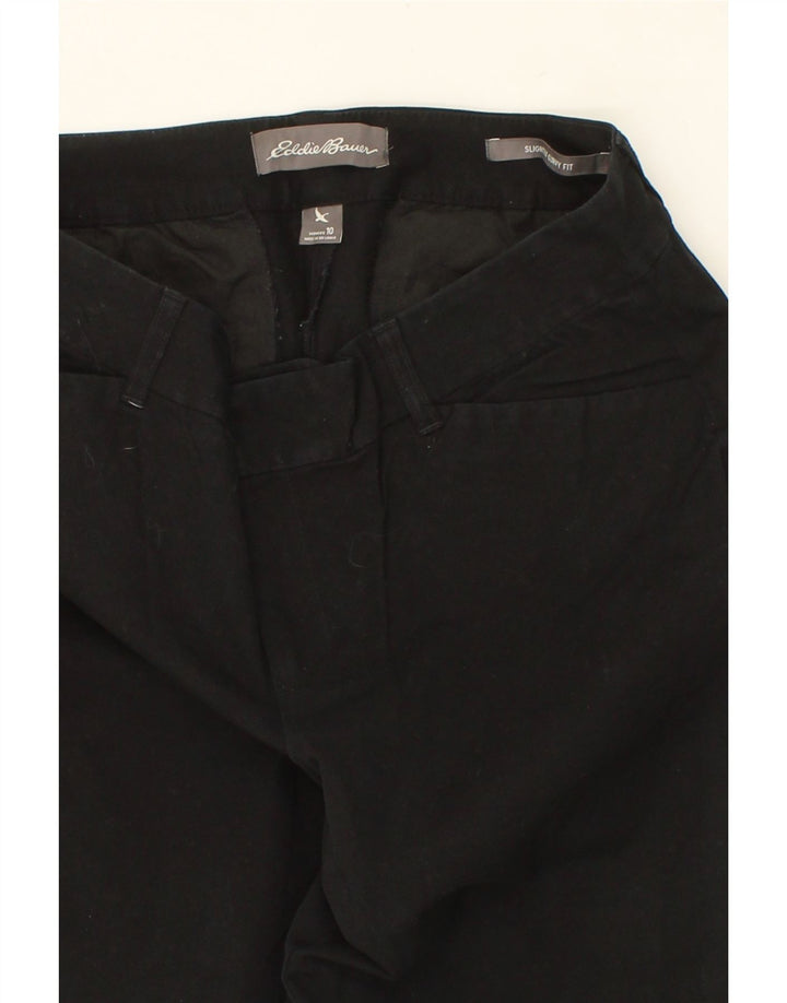 EDDIE BAUER Womens Casual Trousers US 10 Large W32 L31 Black Vintage Eddie Bauer and Second-Hand Eddie Bauer from Messina Hembry 