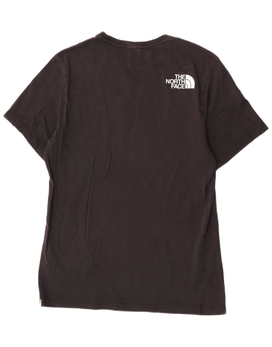 The North Face Herre grafisk T-shirt Top Medium Sort Bomuld