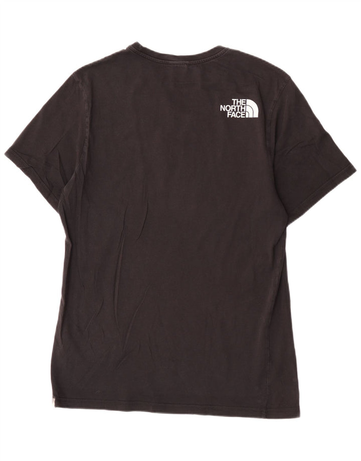The North Face Herre grafisk T-shirt Top Medium Sort Bomuld