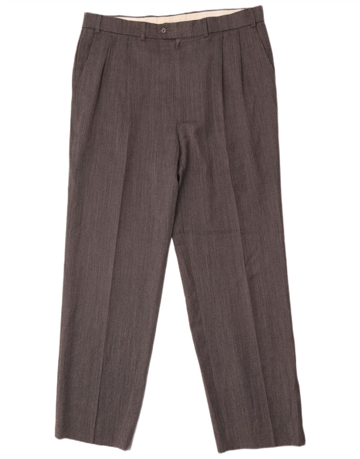 Marks & Spencer Herre St. Michael Straight Suit Bukser W38 L33 Grå