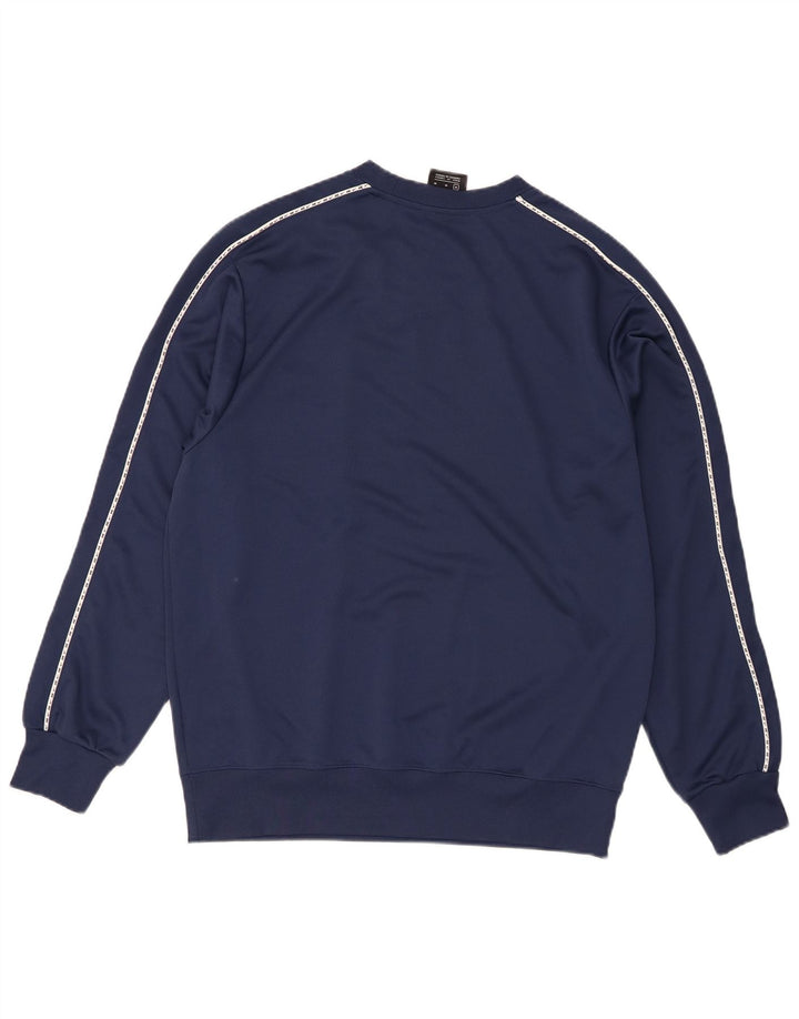 Nike Herre Grafisk Standard Fit Sweatshirt Jumper Medium Navyblå Polyester