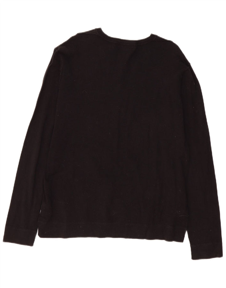 Zara Herre V-hals sweater XL Sort