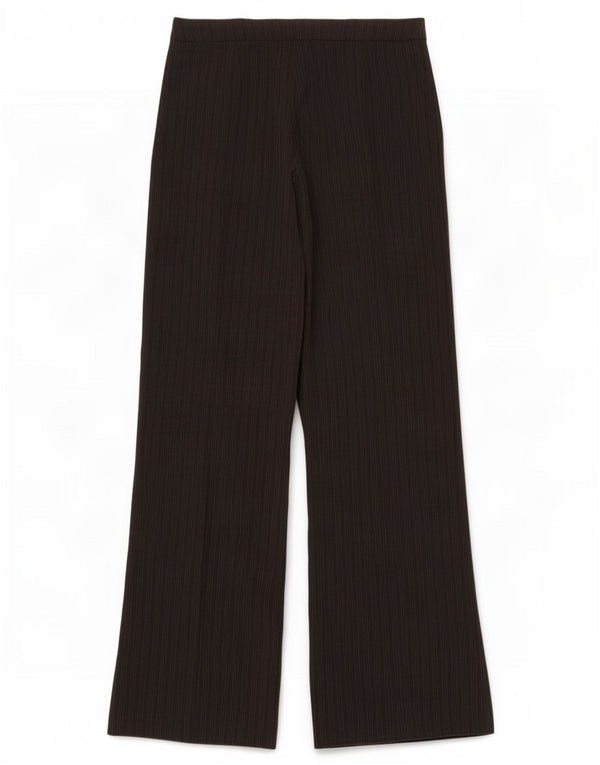Max & Co. Womens Wide Leg Suit Trousers UK 8 Small W26 L31 Black Pinstripe