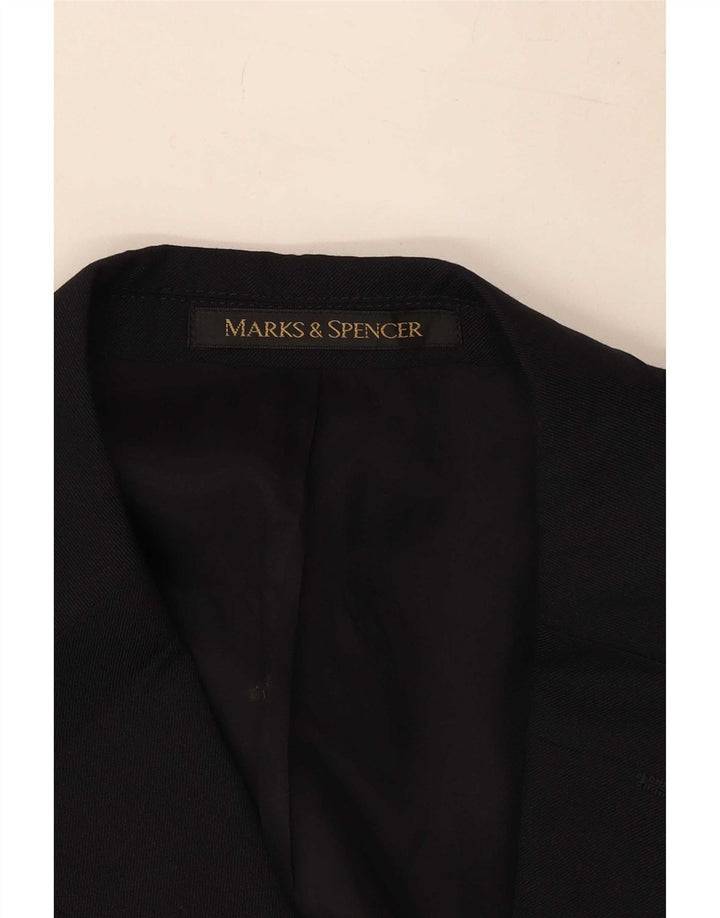 Marks & Spencer Herre St. Michael 3 Button Blazer Jacket UK 44 XL Navy Blue