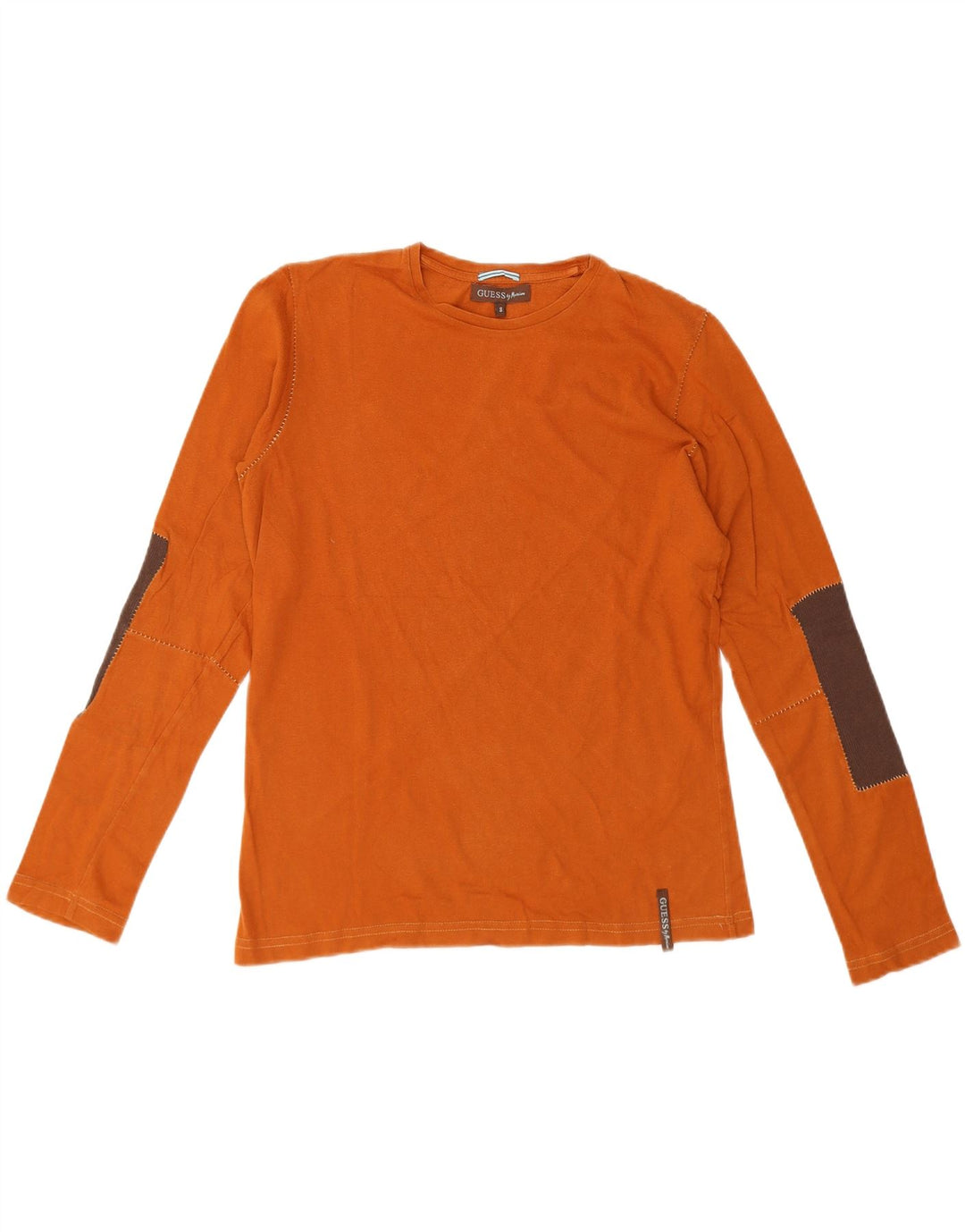 Guess By Marciano Herre Top Langærmet Lille Orange Colourblock