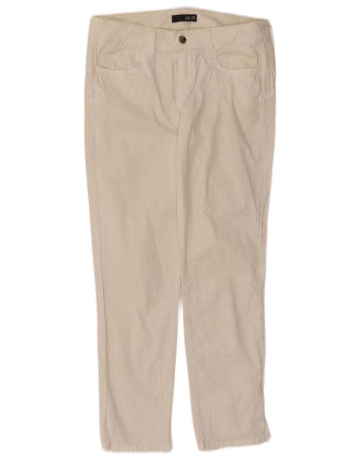 Liu Jo Slim Casual Bukser til kvinder W30 L27 Hvid