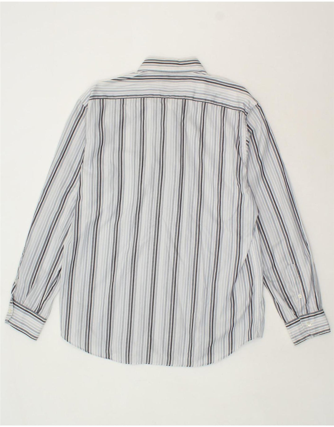 ROCCOBAROCCO Mens Shirt Size 17 1/2 44 XL Blue Striped Vintage Roccobarocco and Second-Hand Roccobarocco from Messina Hembry 