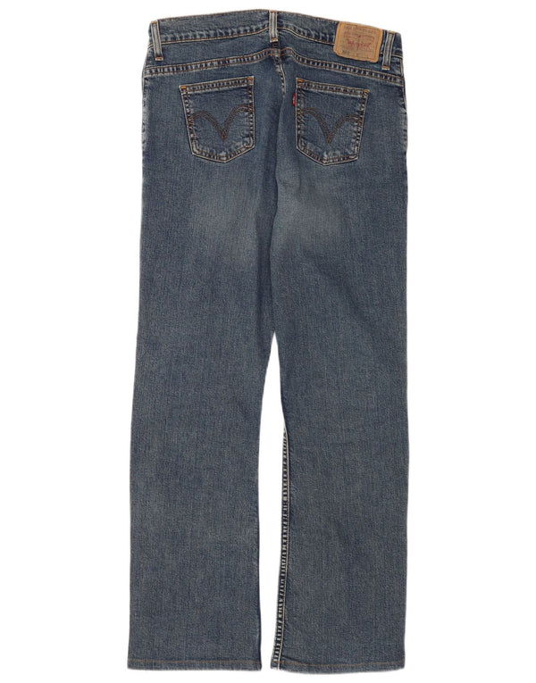 Levi's Dame 560 Straight Jeans W30 L29 Blå Bomuld