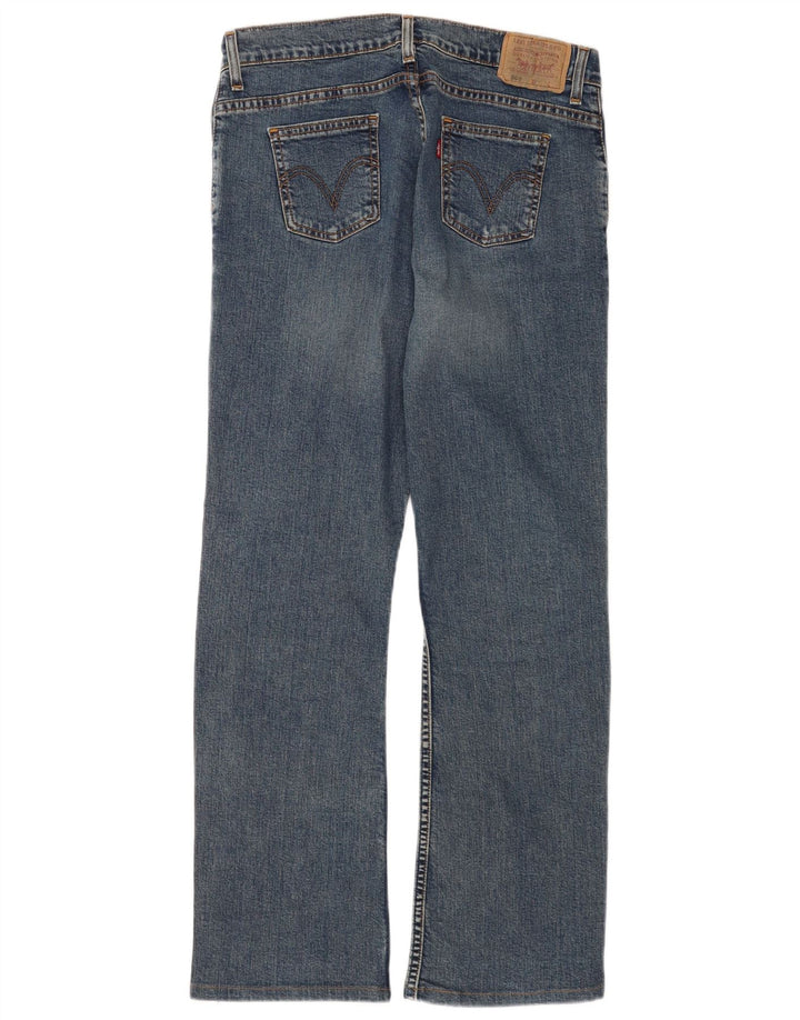 Levi's Dame 560 Straight Jeans W30 L29 Blå Bomuld