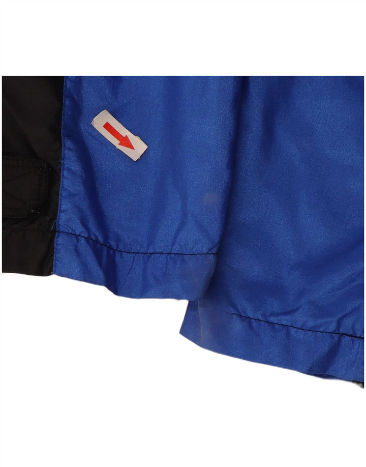 Frank Shorter Herre fuld træningsdragt Medium Blue Colourblock Nylon