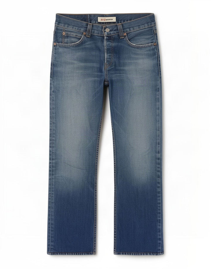 Levi's Herre 512 Bootcut Jeans W31 L28 Blå Bomuld