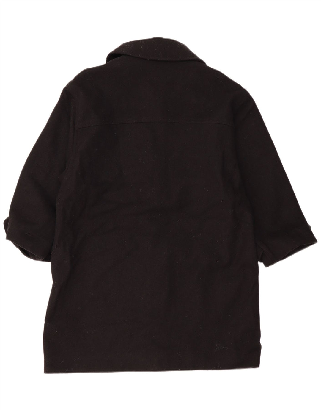 Vintage Dame Oversized Duffle Coat UK 14 Medium Sort Uld