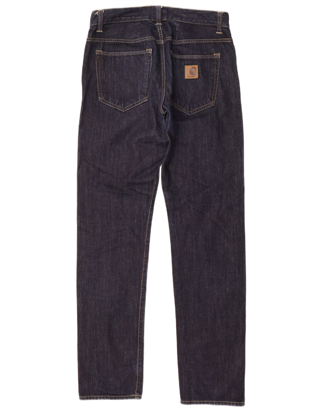 Carhartt Straight Jeans til mænd W32 L34 Marineblå bomuld