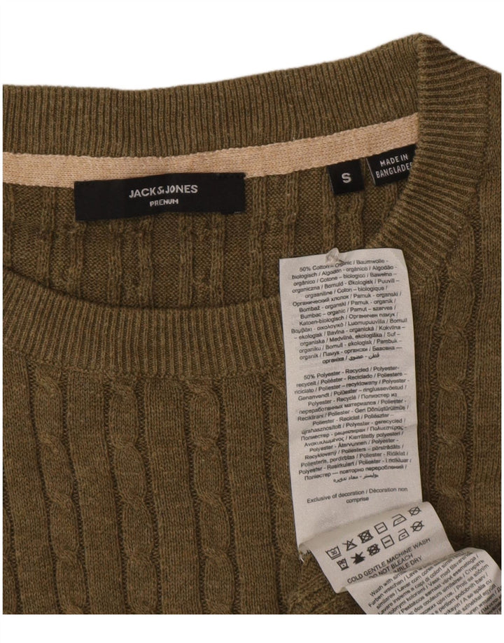 Jack & Jones Herre sweater med rund hals, lille Khaki