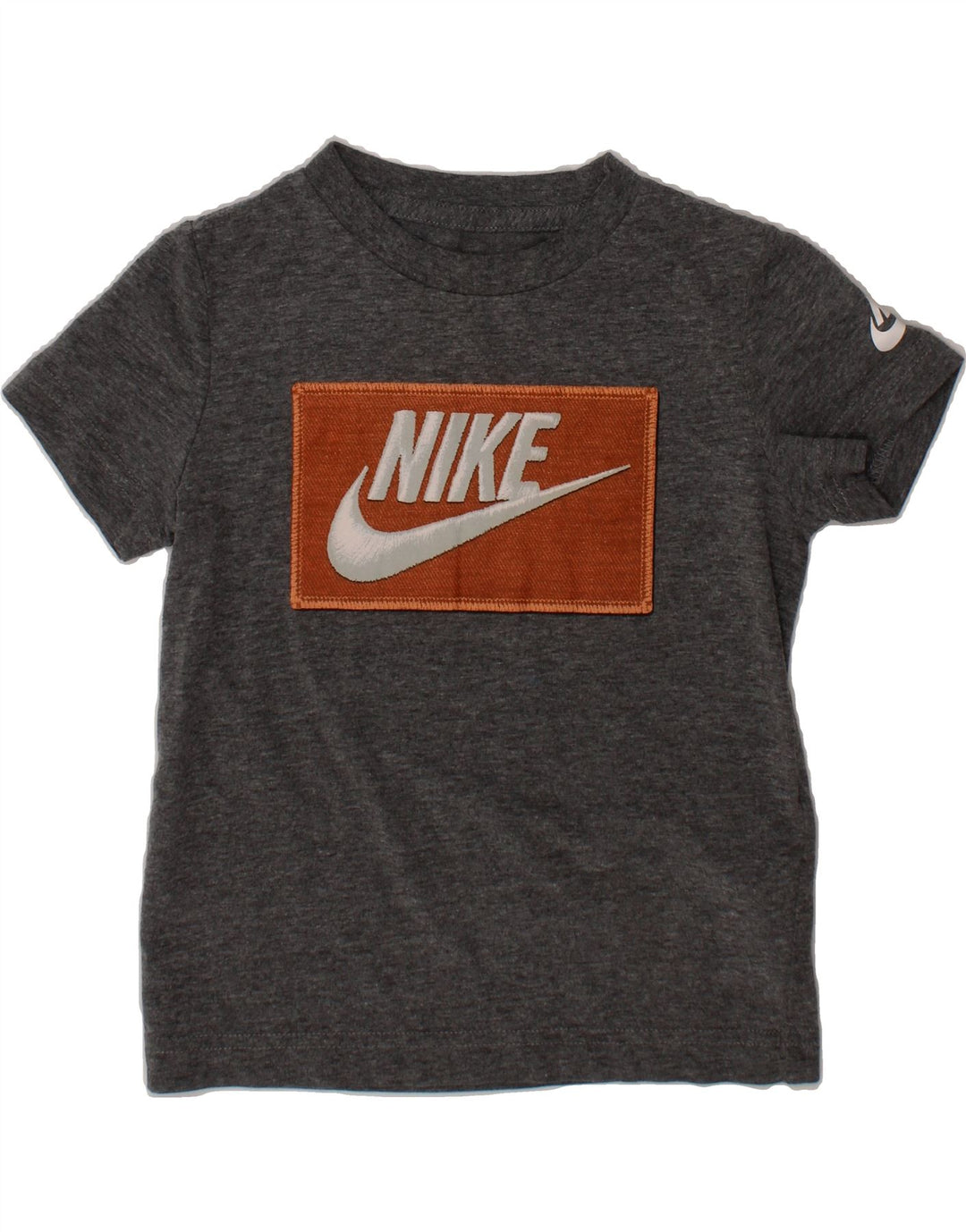 NIKE Boys Athletic Cut Graphic T-Shirt Top 2-3 Years Grey Cotton Vintage Nike and Second-Hand Nike from Messina Hembry 