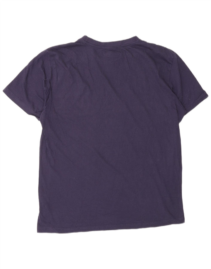 KAPPA Mens T-Shirt Top XL Navy Blue Cotton