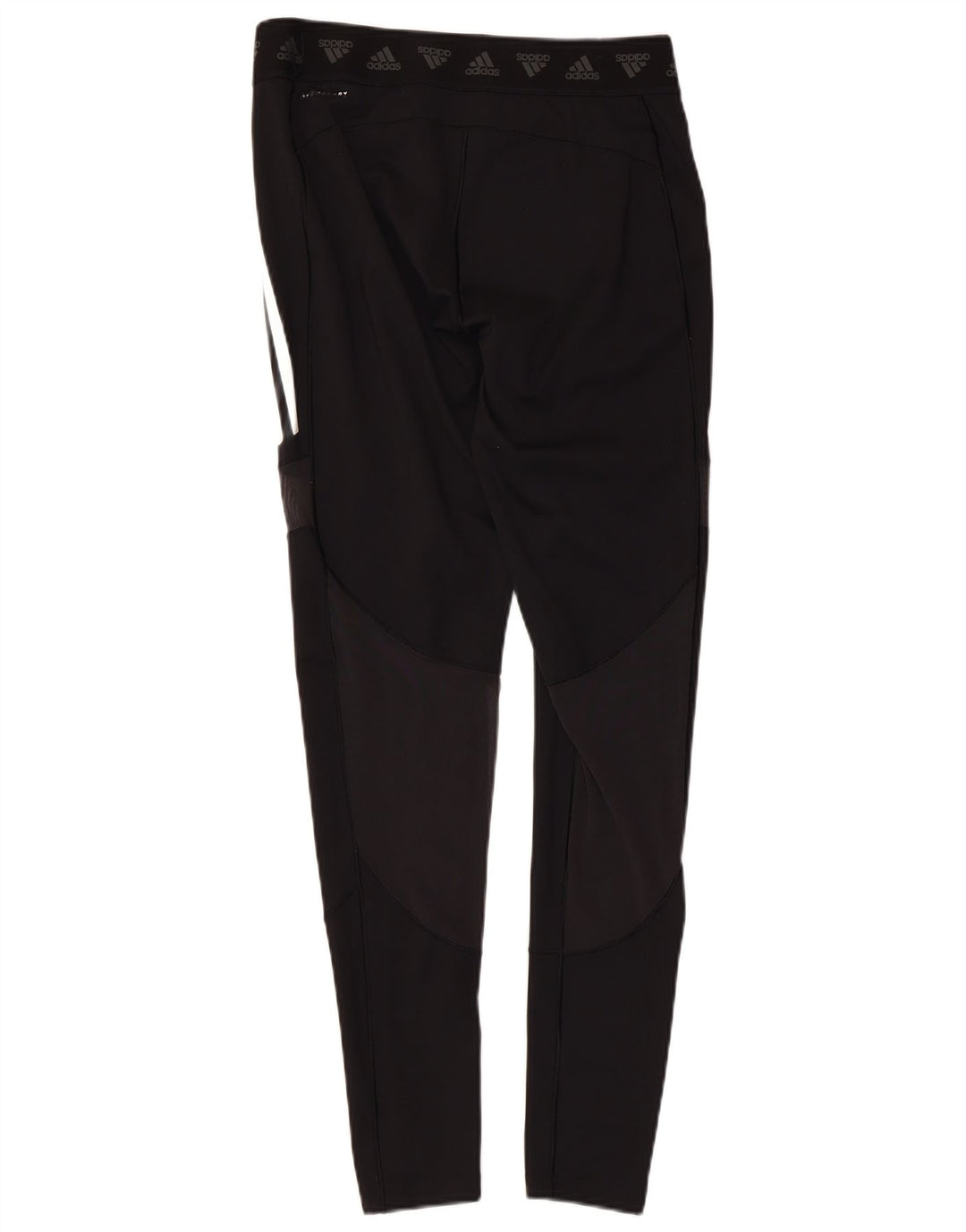 Adidas Dame Leggings UK 16/18 Stor Sort Polyester