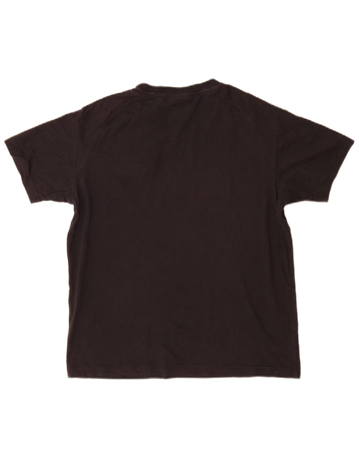 Champion Herre grafisk T-shirt top lille sort bomuld