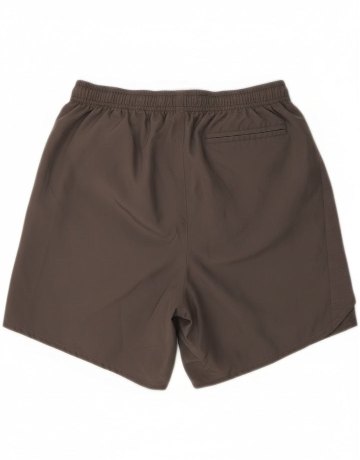 Nike Herre Dri Fit grafiske sportsshorts, store grå polyester