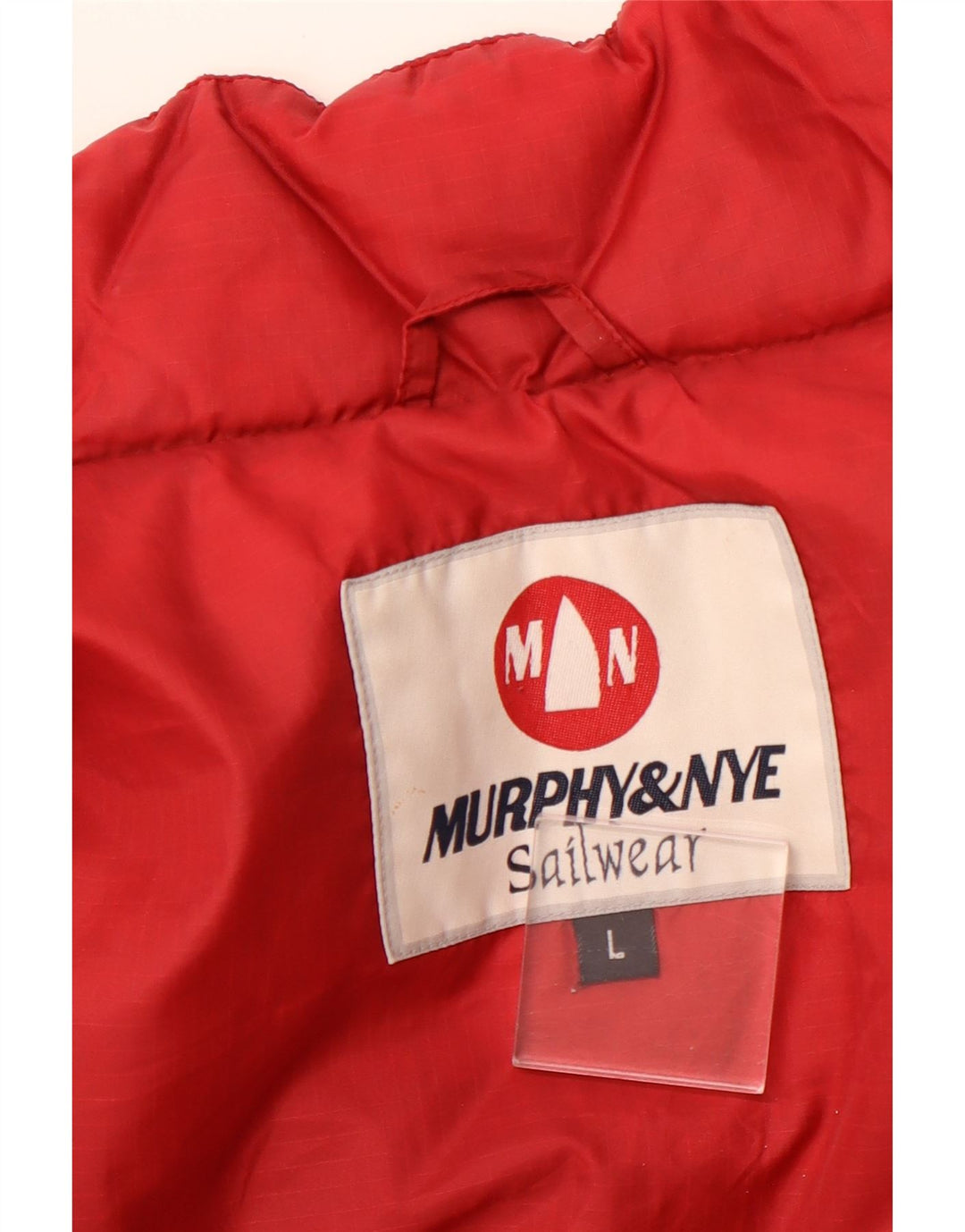 MURPHY & NYE Polstret Gilet til mænd UK 40 Large Bourgogne Polyamid