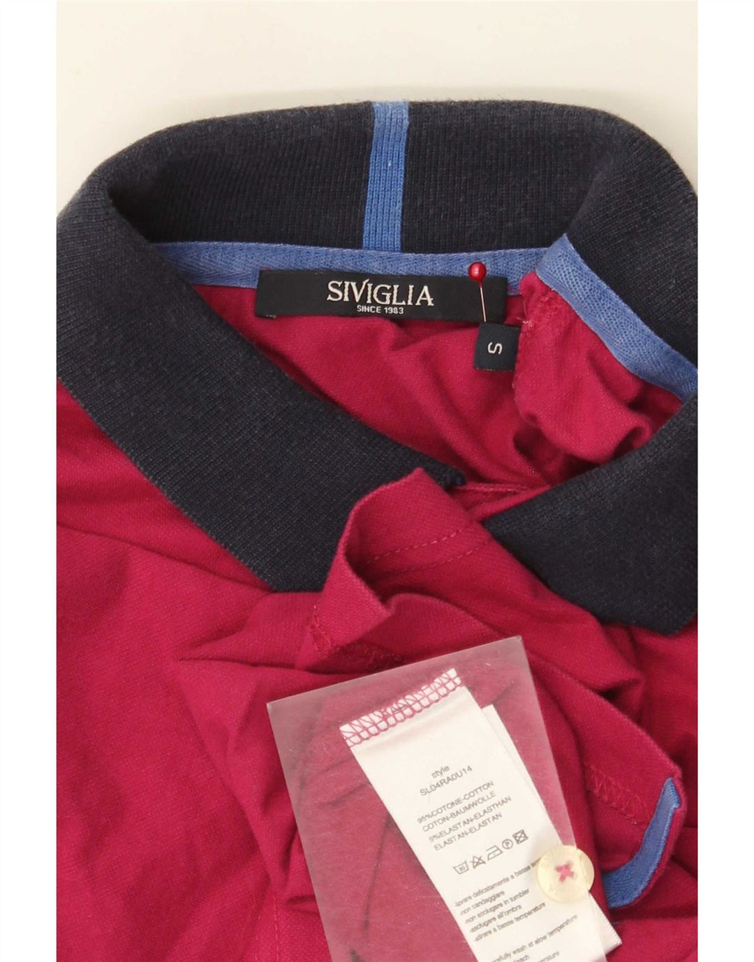 SIVIGLIA Herre Regular Fit Polo Shirt Lille Pink Bomuld