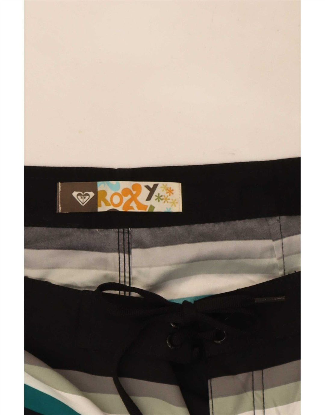 Roxy Herre grafiske svømmeshorts Medium sort stribet