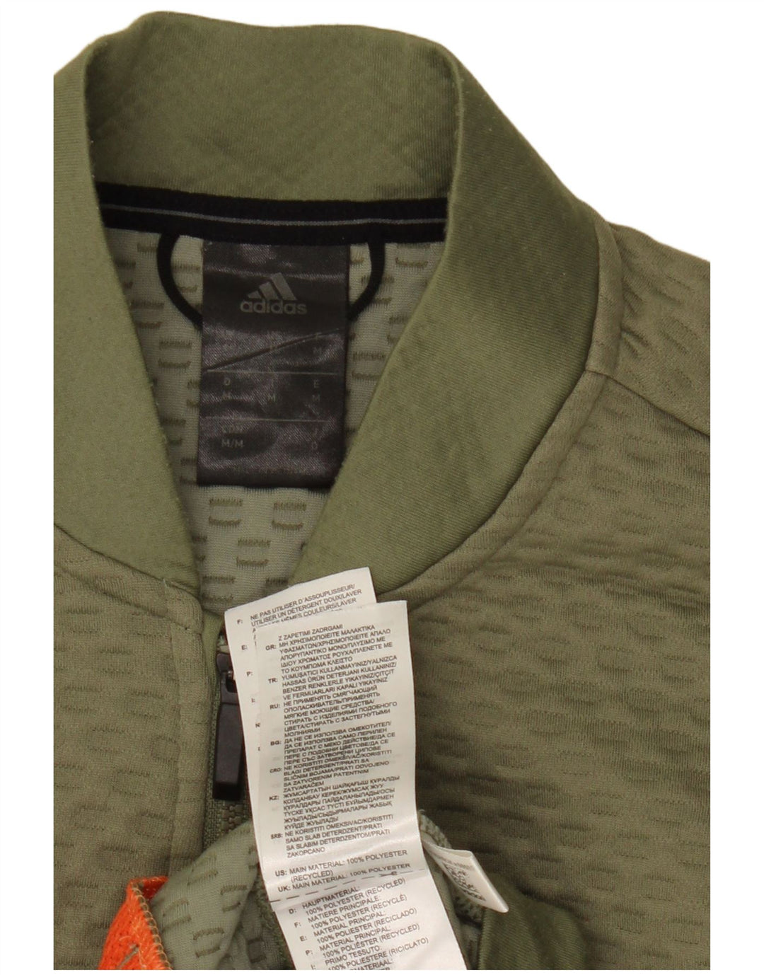 Adidas Herre grafisk træningsdragt Topjakke Medium Khaki Polyester